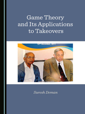 cover image of Game Theory and Its Applications to Takeovers